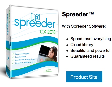 Spreeder speed reading software